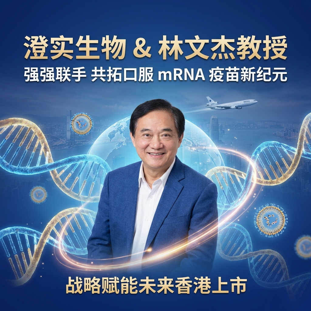 澄实生物重磅引入国际知名科学家林文杰教授出任首席科学家