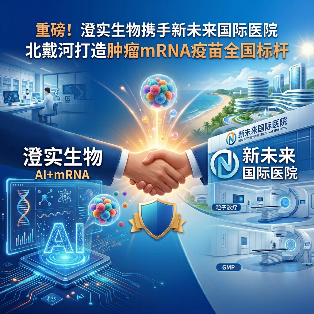 澄实生物携手新未来国际医院：以AI驱动mRNA疫苗，开启肿瘤“根治”新时代